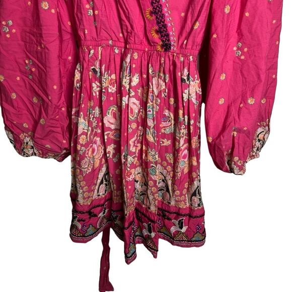 ANTHROPOLOGIE RAQUEL EMBROIDERED MINI DRESS, XL - Picture 6 of 12